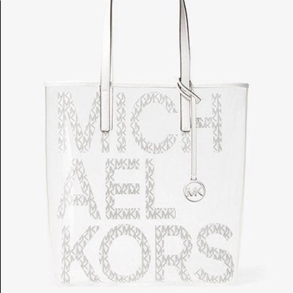 Michael Kors Transparent Clear Tote NWT